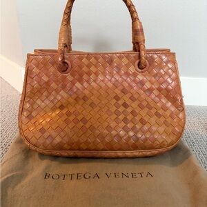 Bottega Veneta Brown Woven Shoulder Bag
